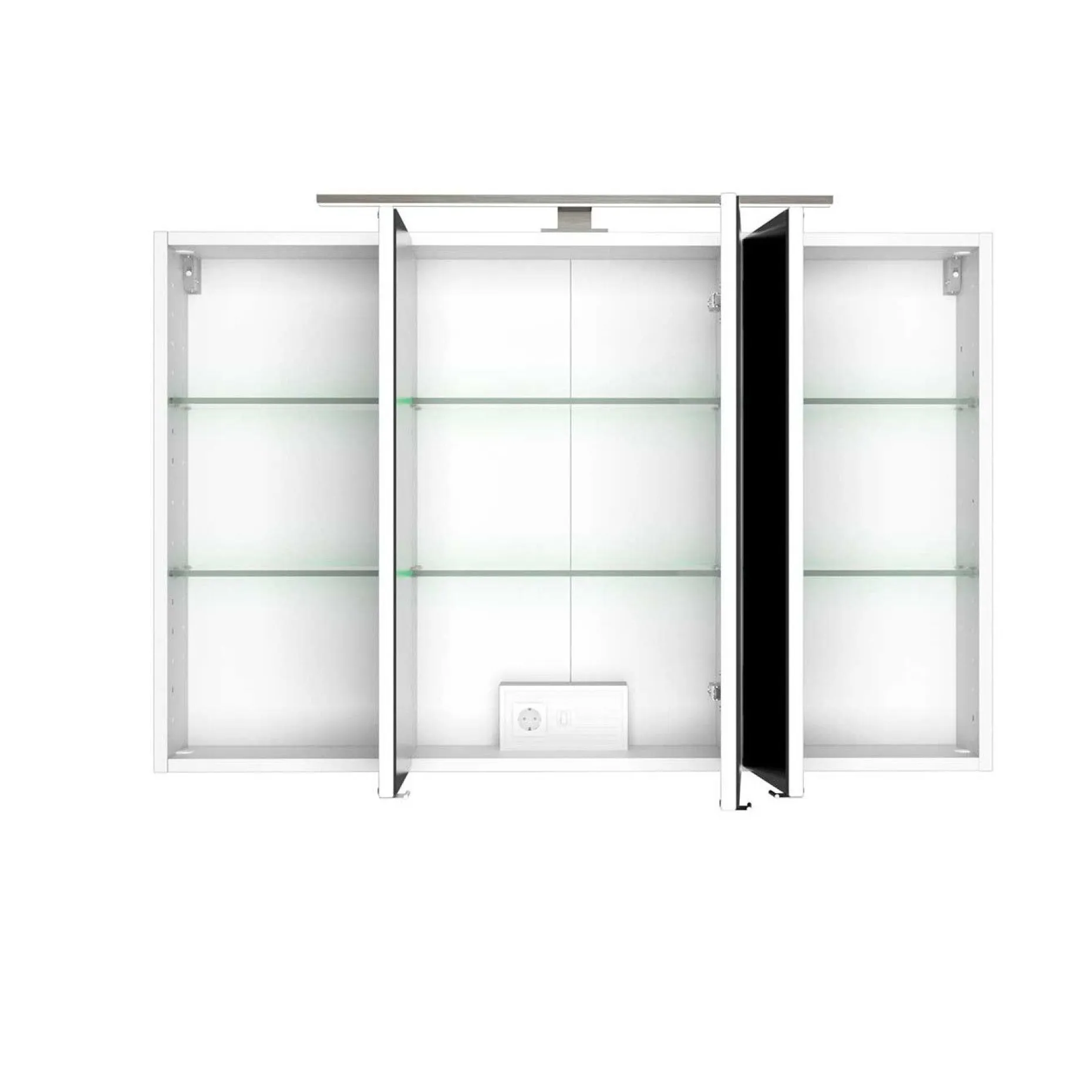 Spiegelschrank Hansen 100cm 3 Türen - weiß