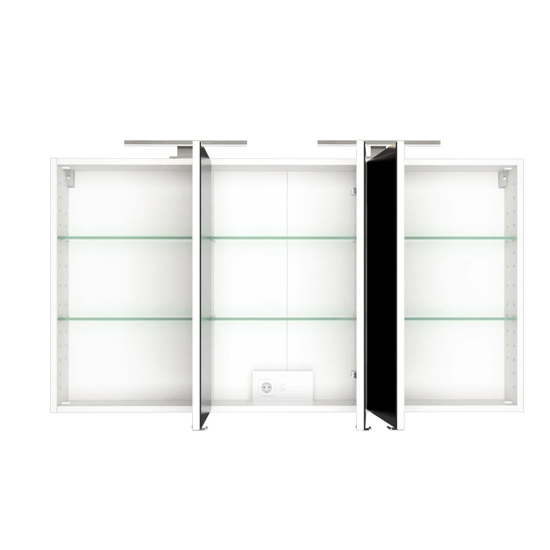 Spiegelschrank Hansen 120cm 3 Türen - weiß