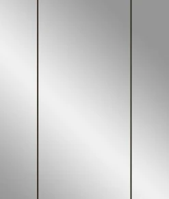Spiegelschrank Ice Xonox - matt schwarz/Nox Eiche - 60x70x18 cm