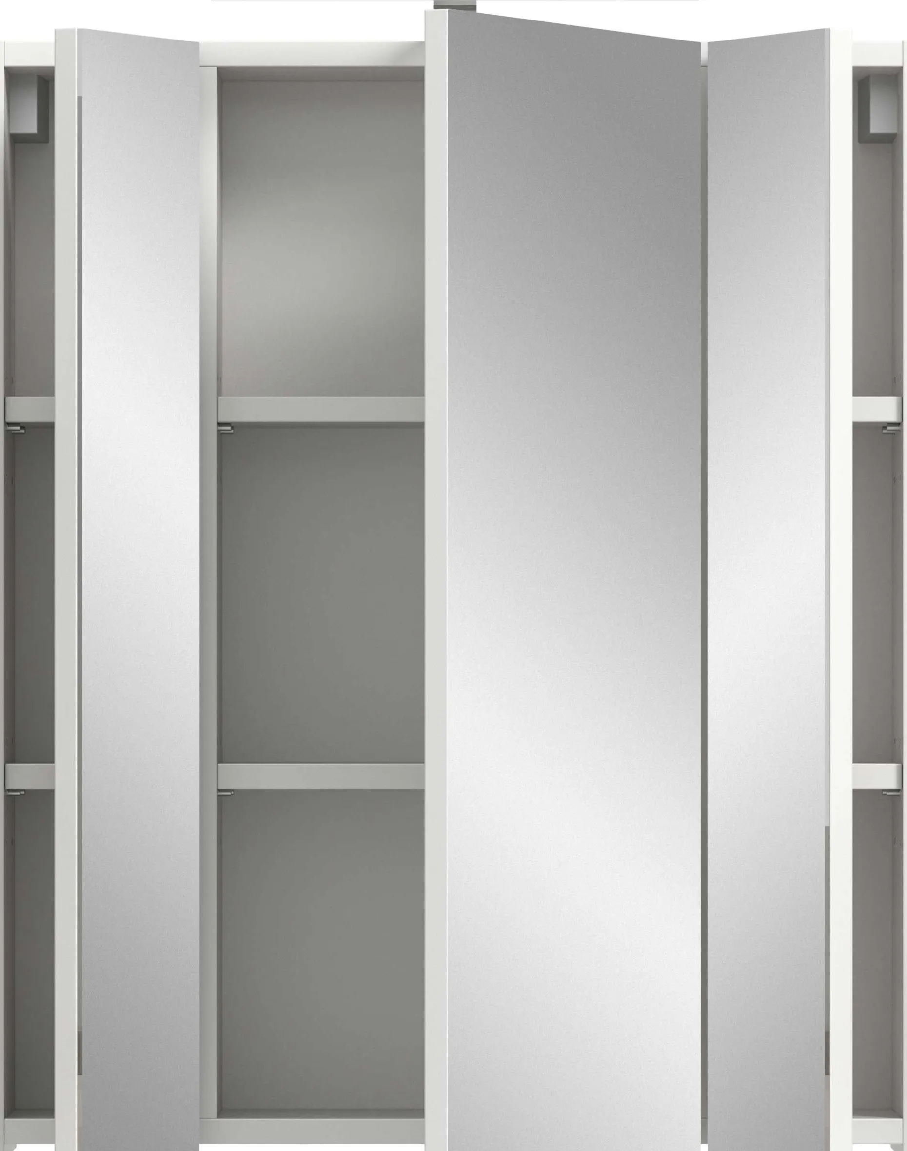 Spiegelschrank Ice Xonox mit LED-Beleuchtung - 60x55x46 cm - Weiß hochglänzend