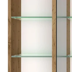 Spiegelschrank Malvo 100cm 3 Türen mit Beleuchtung - Eiche