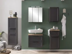 Spiegelschrank Meran | 60 x 20 x 64 cm | Grau