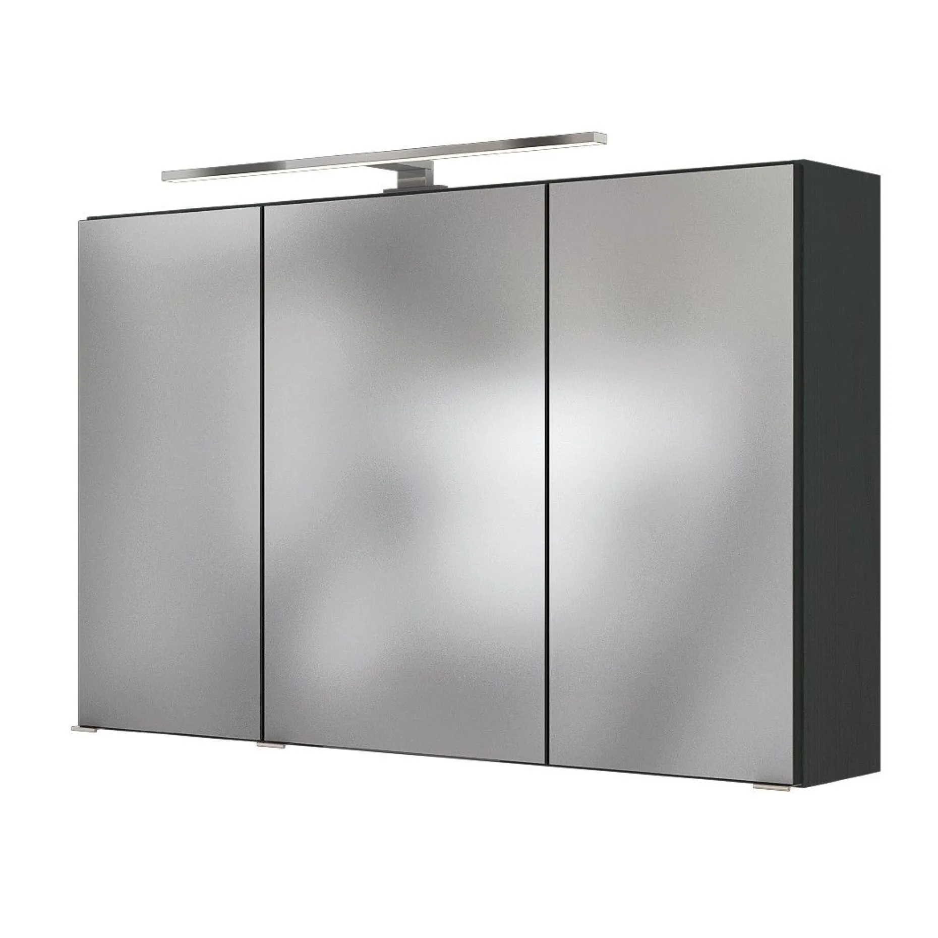 Spiegelschrank Pisca 100cm 3 Türen - graphitgrau