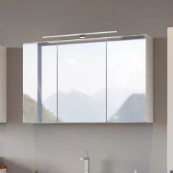 Spiegelschrank Pisca 100cm 3 Türen - weiß
