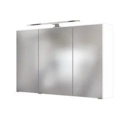 Spiegelschrank Pisca 100cm 3 Türen - weiß