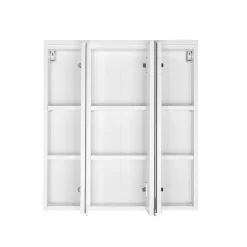 Spiegelschrank Pollet 60cm 3 Türen - weiß