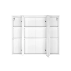 Spiegelschrank Pollet 80cm 3 Türen - weiß