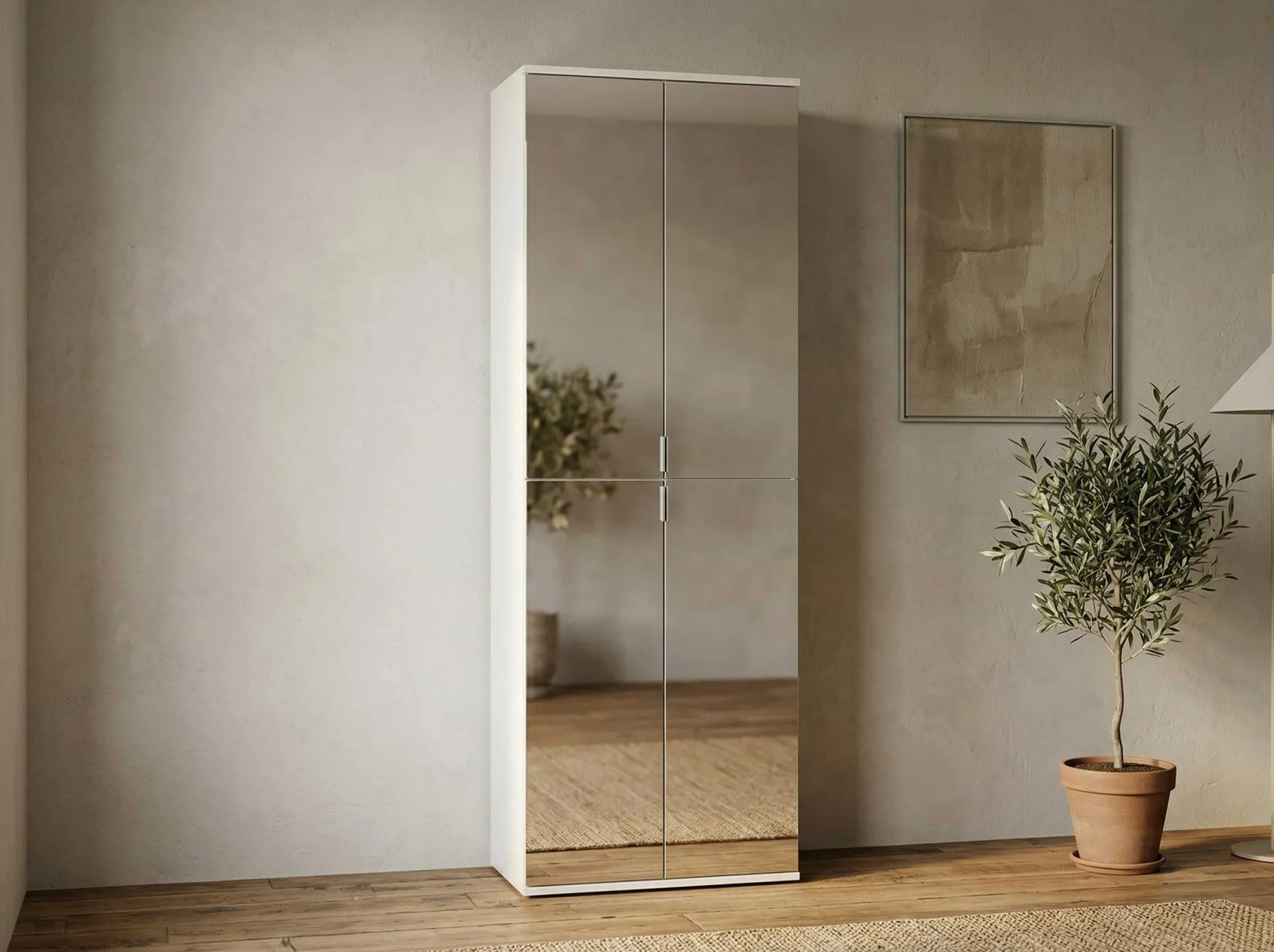 Spiegelschrank Projekt X Xonox - Weiß - 61x193x34 cm