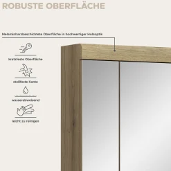 Spiegelschrank Scout Xonox - Evoak Oak - 60x79x18 cm - Natur