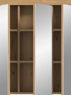 Spiegelschrank Scout Xonox - Salbeigrün & Artisan Eiche - 60x79x18 cm