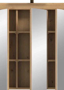 Spiegelschrank Scout Xonox - Sage Grün & Artisan Eiche - 60x79x18 cm