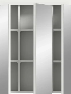 Spiegelschrank Scout Xonox - Weiß Hochglanz - 60x79x18 cm