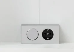 Spiegelschrank Stivan 80cm 3 Türen und LED-Beleuchtung - weiß