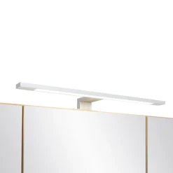 Spiegelschrank Vikas 100cm 3 Türen mit Beleuchtung - Eiche