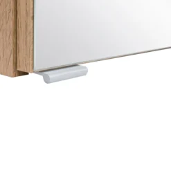 Spiegelschrank Vikas 60cm 3 Türen mit Beleuchtung - Eiche