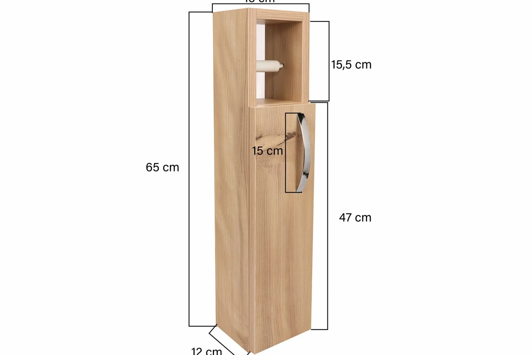 Star Badezimmerschrank | 100 % MELAMIN | Eiche