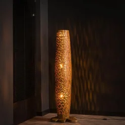 Emob Stefanos Stehlampe 145 cm-recyceltes Teakholz