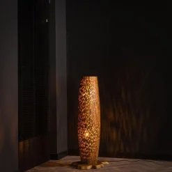 Emob Stefanos Stehlampe 104 cm-recyceltes Teakholz