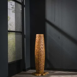 Emob Stefanos Stehlampe 104 cm-recyceltes Teakholz