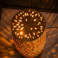 Emob Stefanos Stehlampe 104 cm-recyceltes Teakholz
