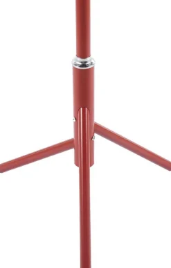 Steh-Garderobe Kassie | Ø48 x 174 cm | Rot / Metall