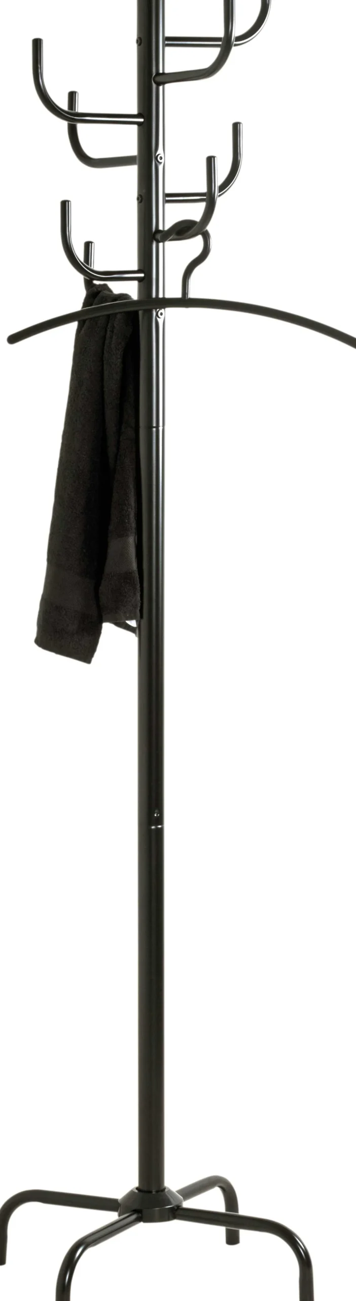 Steh-Garderobe | Ø48 x 180 cm | Schwarz