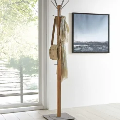 Haku Steh-Garderobe | Ø40 x 184 cm | Weiß