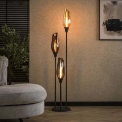 Emob Stehleuchte Cocoon - Ø35x168cm - 3 Lampen - Glas