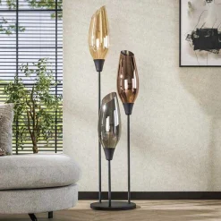 Emob Stehleuchte Cocoon - Ø45x178cm - 3 Lampen - Glas