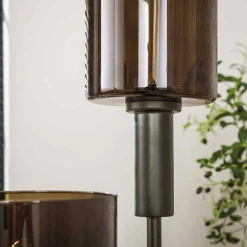 Emob Stehleuchte Sepiora - Ø33x165cm - 3 Lampen - Glas und Metall -