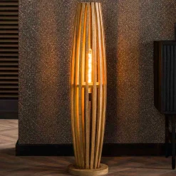 Emob Stehleuchte Vivian - 22x105x22 cm - Mangoholz/