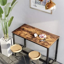 Vasagle Stehtisch Isolde 120x60 industrial - braun/schwarz