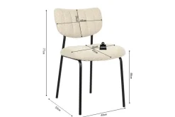 Rousseau Stuhl Antunes | 46 x 53 x 77 cm |