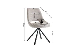 Rousseau Stuhl Dante | 51 x 60 x 86 cm |