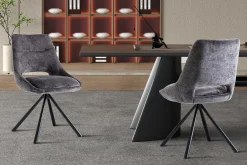 Rousseau Stuhl Dante | 51 x 60 x 86 cm | Grau