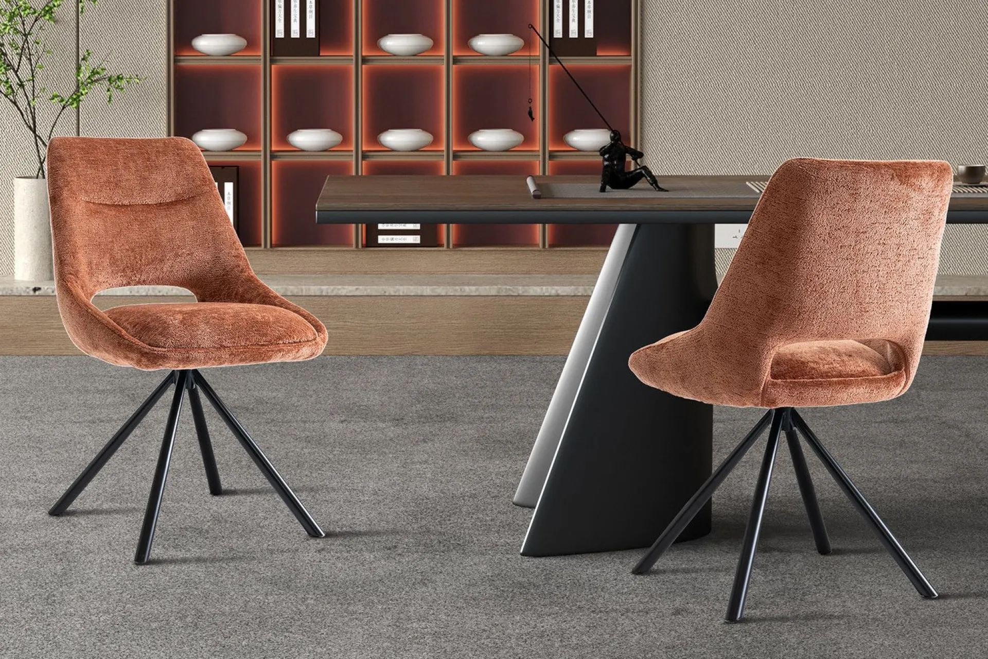 Rousseau Stuhl Dante | 51 x 60 x 86 cm | Rostdesign