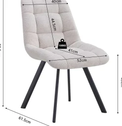 Rousseau Stuhl Lizzy | 52 x 62 x 89 cm |