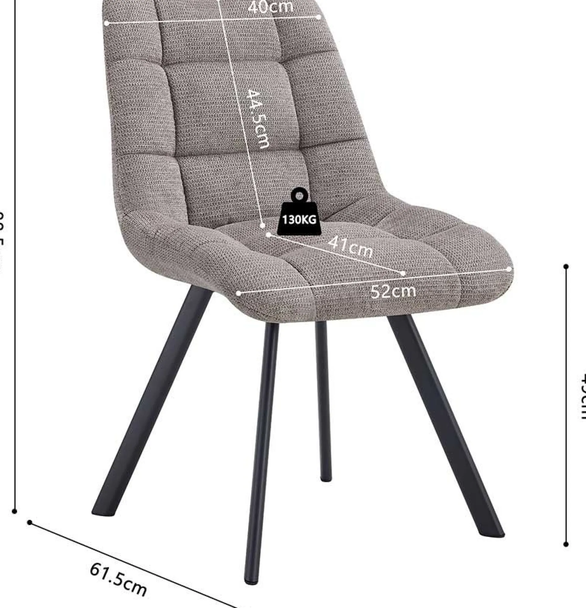 Rousseau Stuhl Lizzy | 52 x 62 x 89 cm |