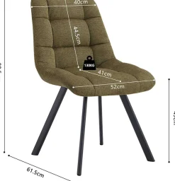 Rousseau Stuhl Lizzy | 52 x 62 x 89 cm |