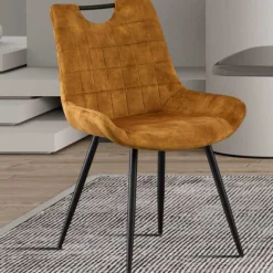 Rousseau Stuhl Nina | 56 x 63 x 84 cm | Goldfarben