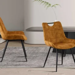 Rousseau Stuhl Nina | 56 x 63 x 84 cm | Goldfarben