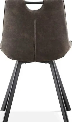 Rousseau Stuhl Paco - dunkelgraue Mikrofaser