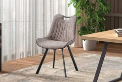 Rousseau Stuhl Paco - helle Mikrofaser