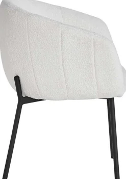 Rousseau Stuhl Sevilla Bouclé-Stoff | Metallbeine |
