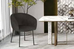 Rousseau Stuhl Sill | 57 x 62 x 79 cm | Dunkel