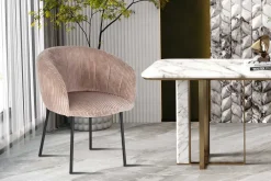 Rousseau Stuhl Sill | 57 x 62 x 79 cm | Sandfarbe