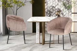 Rousseau Stuhl Sill | 57 x 62 x 79 cm | Sandfarbe