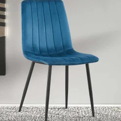 Rousseau Stuhl Willie velours - /schwarz