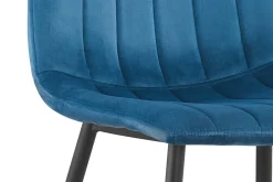 Rousseau Stuhl Willie velours - /schwarz