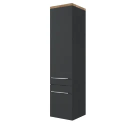 Held Säulenschrank Dasa mit 2 Türen - graphit/matt